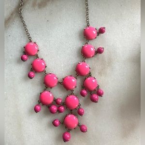 Bright pink Vintage statement necklace